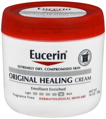 EUCERIN CREAM UNSCENTED JAR 16OZ 