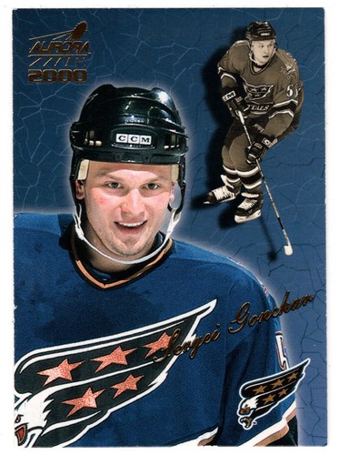 1999 Pacific Aurora Sergei Gonchar [Striped] #147 card