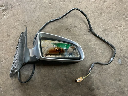 04-08 Audi B6 B7 S4 Right Side View Mirror Aluminum Sport 8e0857508d3q7 READ R40