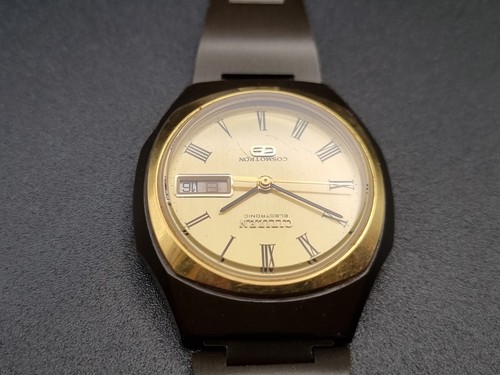 Citizen Cosmotron Oct 1975 Electronic 4-790693 TA JDM Watch Electronic Gold - Picture 5 of 11