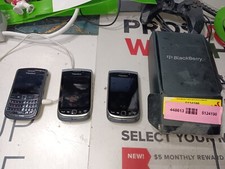 BlackBerry Torch 9810 Lot of 2  Bold-Sticky-PARTS-UNTESTED -READ ALL