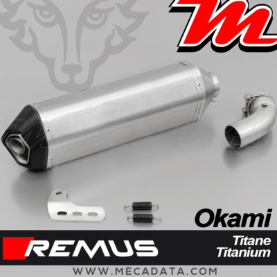 Schalldämpfer Auspuff Remus Okami Titan Suzuki DL 1000 V-Strom 2015