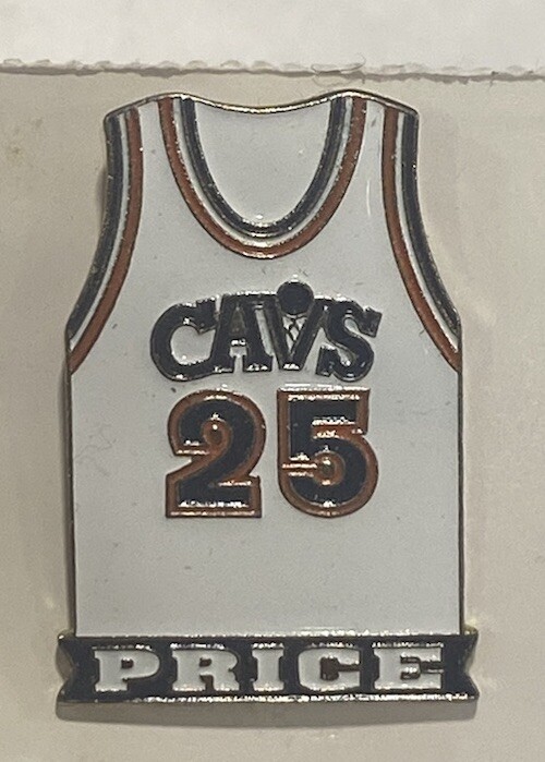 Mark Price #25 Cleveland Cavaliers Cavs White Jersey Metal