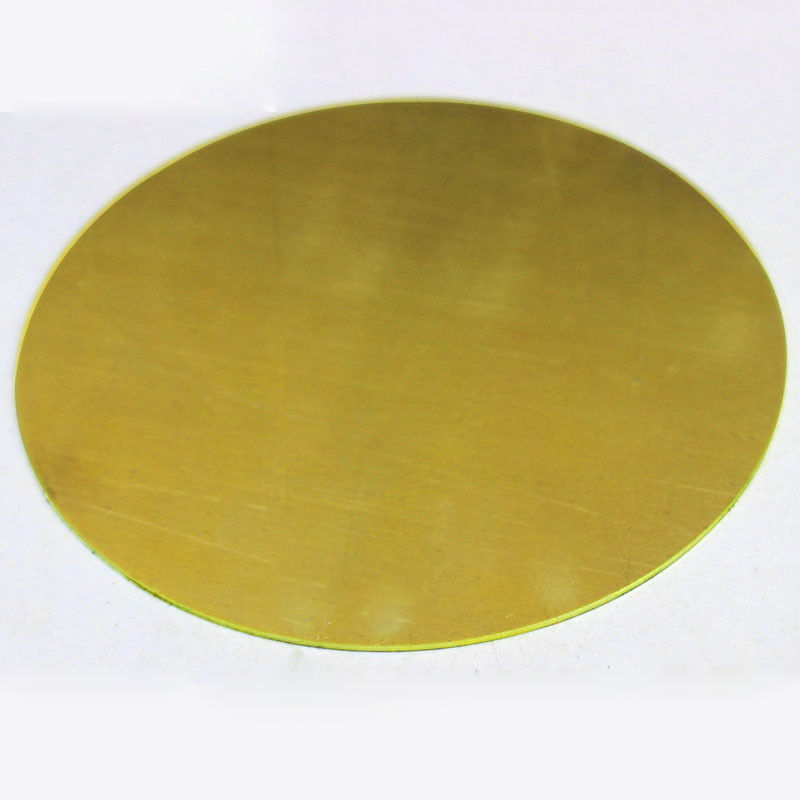 H62 Solid Brass Round Disc Blanks - 0.5-3mm Thick, 50-100mm Diameter