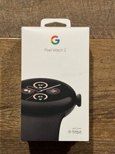 Google Pixel Watch 2 41mm Matte Black Aluminum Case with Obsidian 