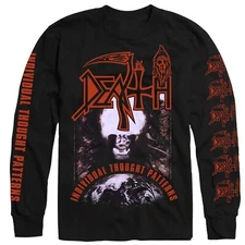 DEATH cd cv INDIVIDUAL THOUGHT PATTERNS Official LONG SLEEVE SHIRT XXL New chuck