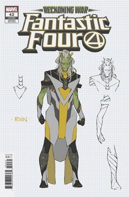 FANTASTIC FOUR #42 1:10 SILVA CONCEPT ART VARIANT NM MARVEL COMICS 2022