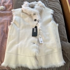 Joseph Off White Shearling Gilet Stunning!
