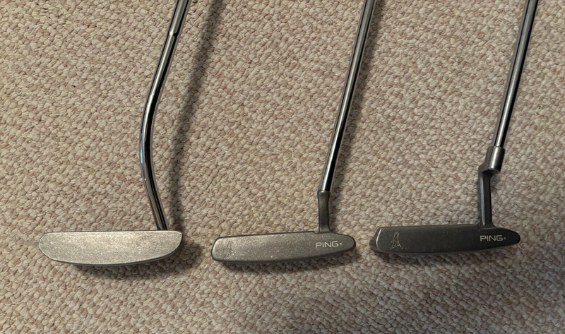 VINTAGE PING PUTTERS GREAT CONDITION. $300 FOR ALL 3 OR $125 EACH