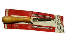 Susan Bates No. 12921 5-34 Rug Punch Needle Wood Handle Made USA60s early70s