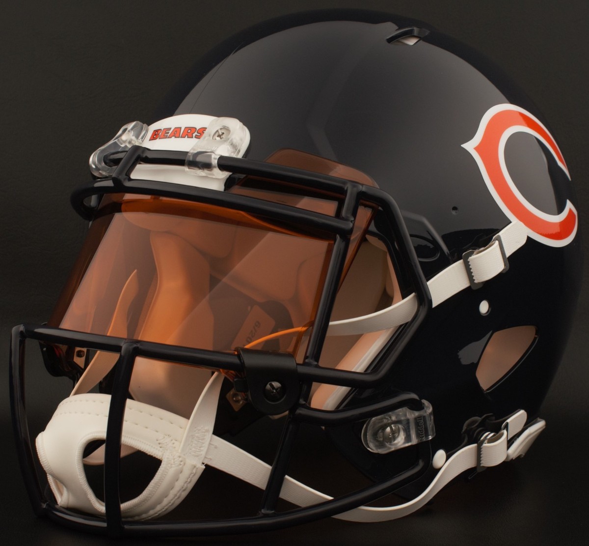 CHICAGO BEARS NFL Authentic GAMEDAY Football Helmet w/ COLORED Eye