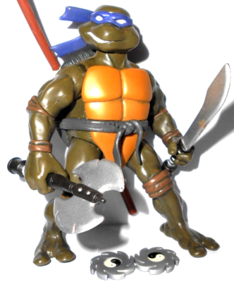 TMNT ドナテロ フィギュア 当時物 箱付 1998 Playmates Teenage Mutant Ninja Turtles Boxed Giant Size
