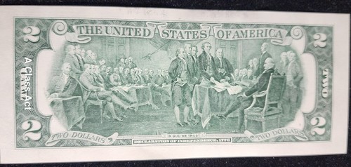 49 ($2) TWO DOLLAR BILLS UNCIRCULATED SEQUENCIAL 2017A D08940801A F-1941E. T5654 - Picture 3 of 6