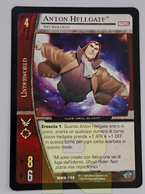 Anton Hellgate  Common MMK-136  Marvel VS System  Italiano  EX