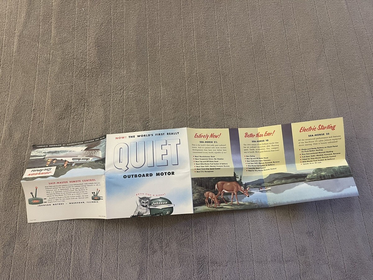 Documentation et brochures des moteurs marins hors bord