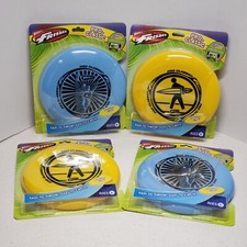 Wham-O Frisbee Lot Of 4 ProClassic Frisbee Blue  Yellow