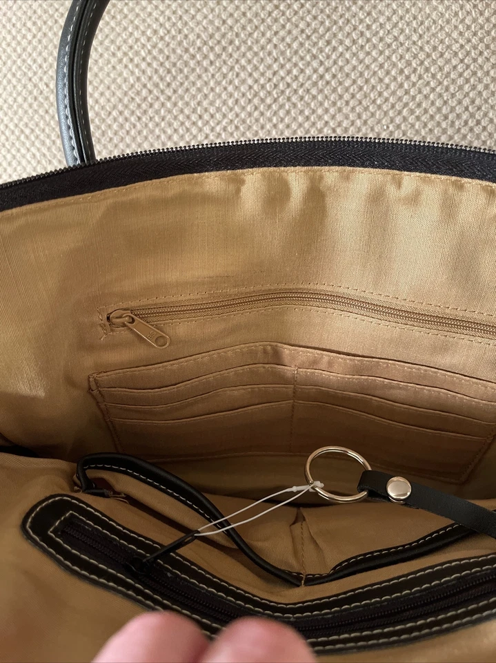 Bolso de mano St. John's Bay tapiz elefante cartera otoño moda nuevo sin etiquetas Foto 4 de 4