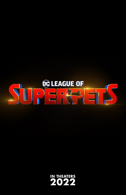 BB1013 DC League of Super Pets Film 2022 Logo Movie Poster 11x17