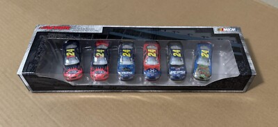 2005 Jeff Gordon 6 car 1:64 scale set Dupont Pepsi Daytona Win Star Wars Holiday