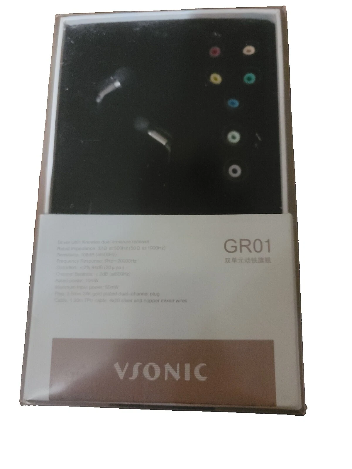 Vsonic auriculares con aislamiento de ruido
