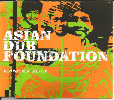 ASIAN DUB FOUNDATION New Way Life DUB & REMIX & EDIT CD single SEALED USA seller