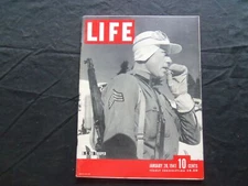 1941 JANUARY 20 LIFE MAGAZINE - U.S. SKI TROOPER - L 218