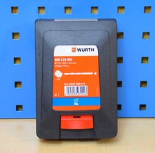 WÜRTH HSS Bohrer Set 19tlg. 1-10mm, 0,5mm Schritte Metallbohrer neue Ausführung