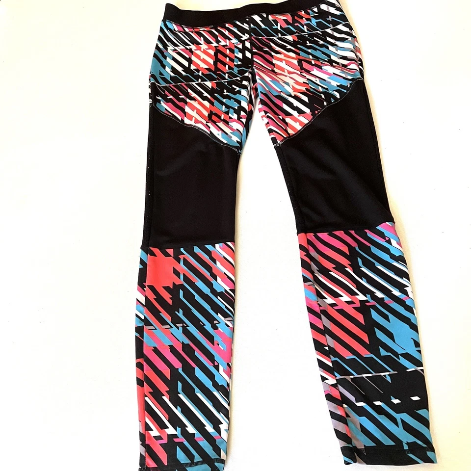 Leggings adelgazantes cintura alta estampado abstracto tono para mujer talla grande usados en excelente estado Foto 3 de 4