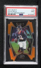 2021 Select Premier Level Orange Prizm Die-Cut /249 Davis Mills PSA 9 MINT 00jj
