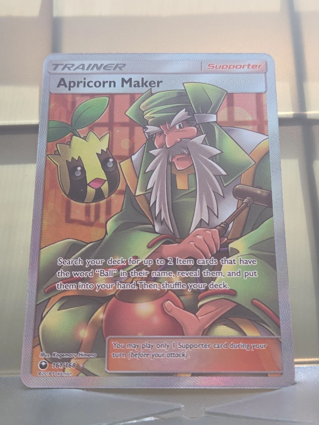 Apricorn Maker (Full Art) 161/168 Sm-Celestial Storm Holo Nm
