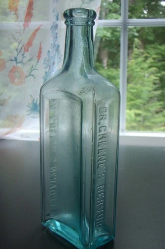 Antique DR. GREENE'S NERVURA 1880's Quack Medicine Bottle