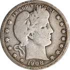 1908-S Barber Quarter