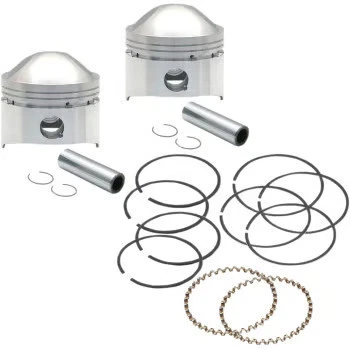 S&S Forged Piston Kit (80ci.) - Standard Bore 3 1/2in. +.020.,8:1 Low - Image 2 of 4