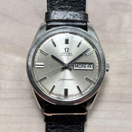 Omega Seamaster Automatic Watch 166.032 Cal.752 Vintage 37mm Day-Date 1967