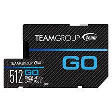 TEAMGROUP 512GB GO microSD Card, UHS-I U3 V30 A1, 100MB/s Read Speed, 90MB NEW 