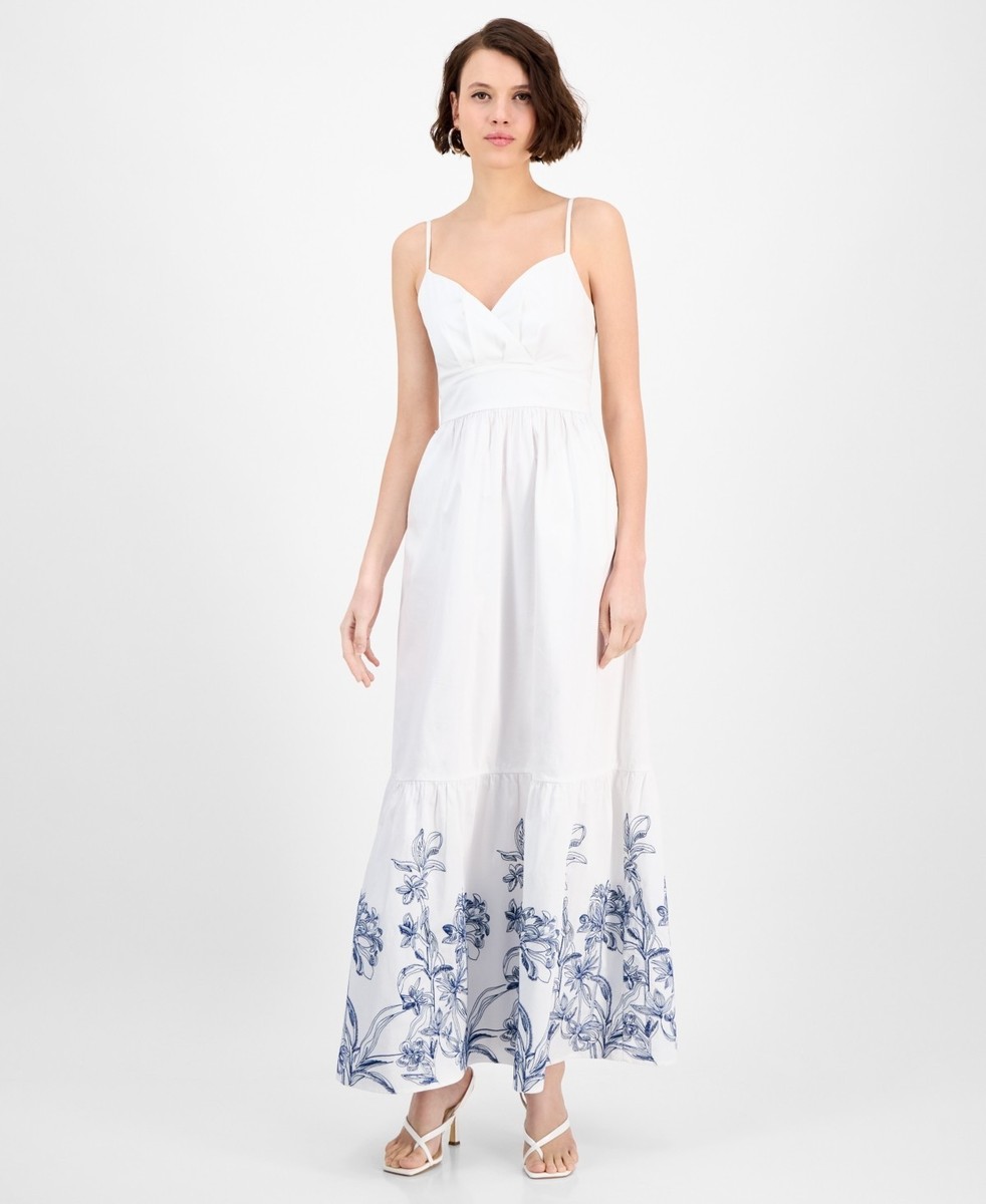 Guess Women's Blanche Maxi Dress - Pure White - Size XL Guess Women's Blanche Maxi Dress - Pure White - Size XL