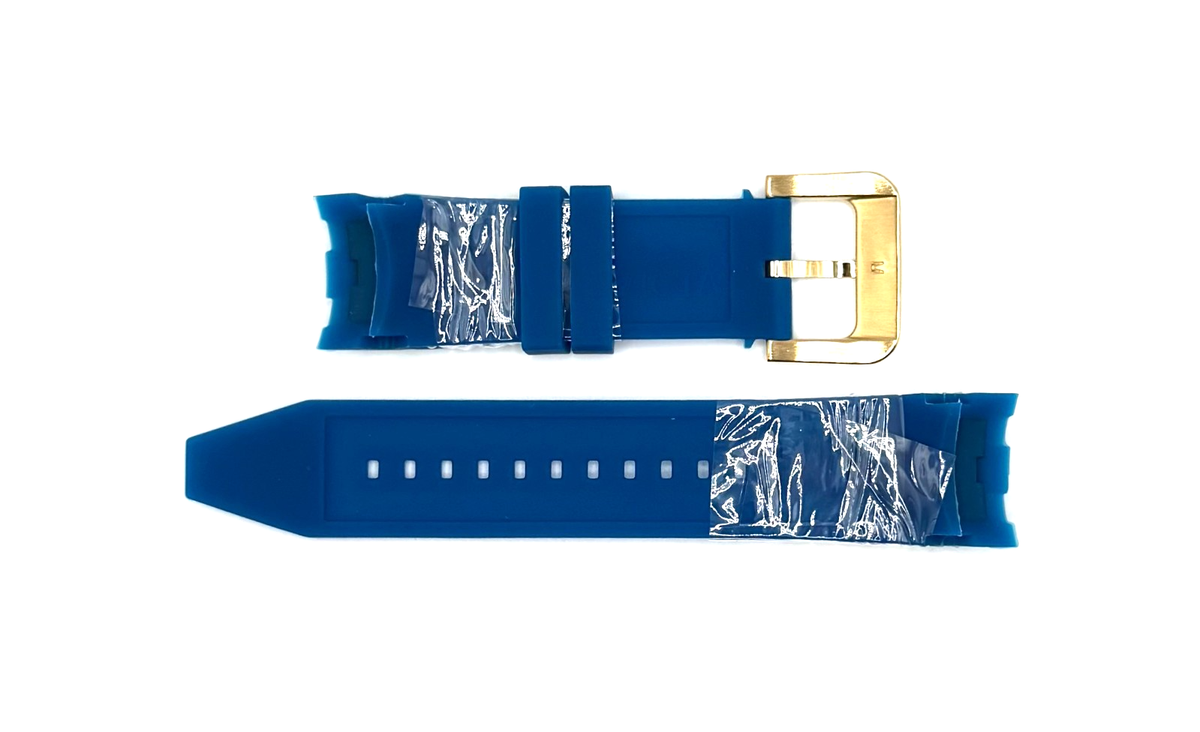 Authentic Invicta Pro Diver 22431 Blue Silicon Gold Inserts 26mm