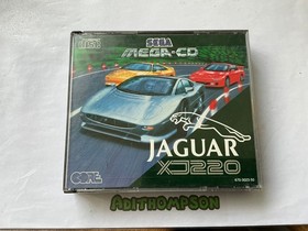 Jaguar XJ220 sega mega cd game boxed complete with manual