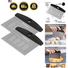 Raschietto da banco - Raschietto per pasta in acciaio inox 6", tagliapasta con bilancia, p...