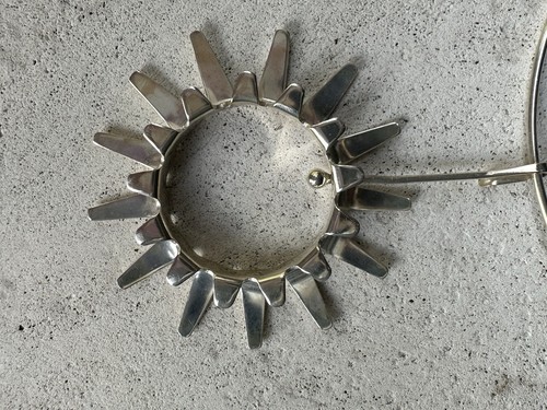 Tone Vigeland Norway Neck Ring The Sun Pendant Sterling Silver Norwegian 236 - Picture 7 of 9