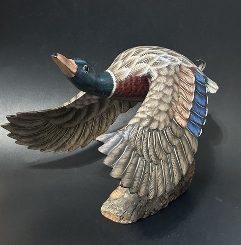 John J Madison Holz geschnitzt Stockente Tierwelt Sammlung handbemalt Vogel - Bild 6 von 14