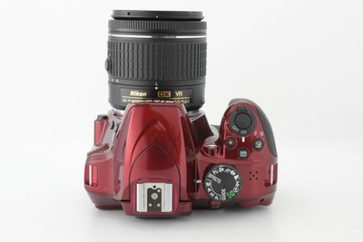 Nikon D D3400 24.2MP Digital SLR Camera - Red (Kit w/ AF-P DX 18
