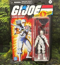 2020 G.I. Joe Retro Collection Snake Eyes & Storm Shadow 3.75 Action Figures