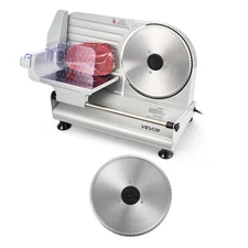 VEVOR Meat Slicer Electric Deli Slicer Machine 200W 8.6 in Sharp Blade for Home