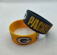 Green Bay Packers Bracelets 2 Pack Wide
