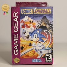 ⚡️NEW Sonic Spinball Sega Game Gear GG Sonic The Hedgehog ⚠️MINT SEALED BOX