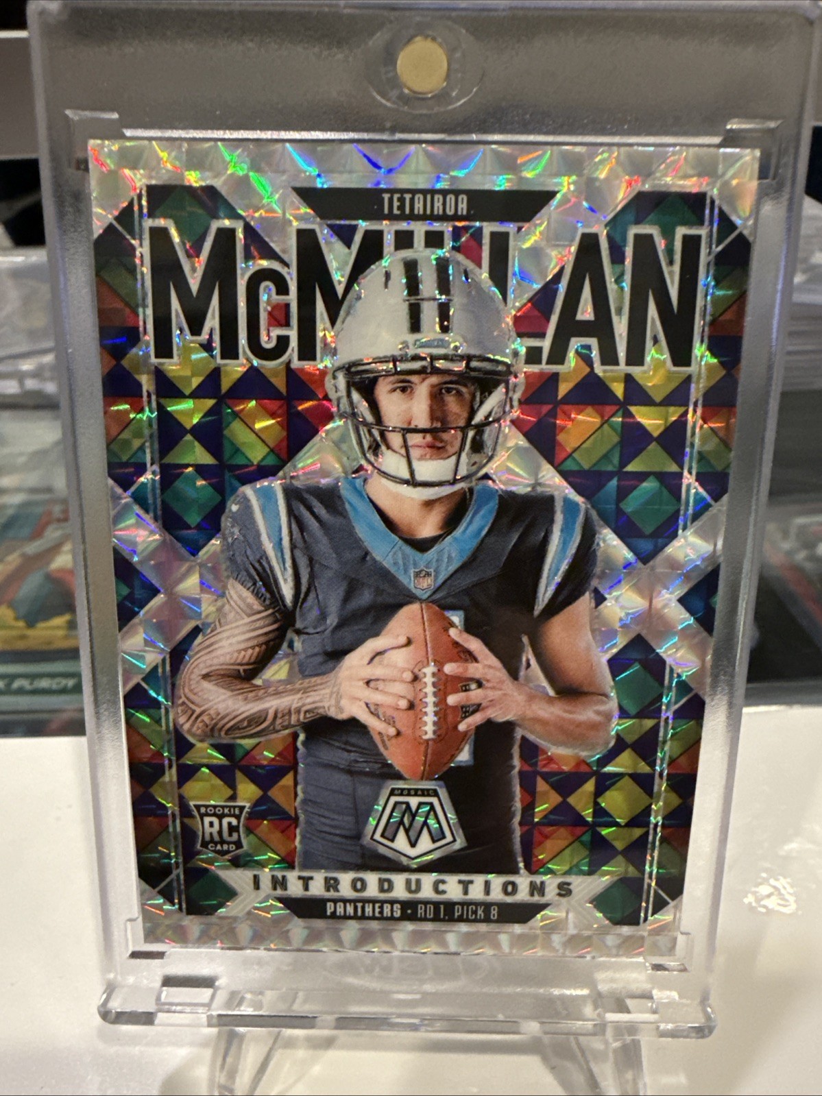 2025 Mosaic Tetairoa McMillan Rookie Introductions SILVER Mosaic SP 🔥 Panthers