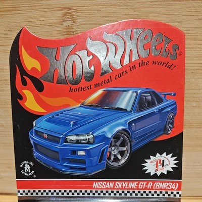 Hot Wheels RLC Nissan Skyline Gt-r Bnr34 Blue Real Riders Limited