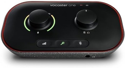 Focusrite Vocaster One Podcast Interface, Solo Creator Recording