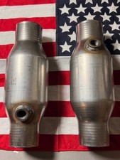 2 2.5'' Highflow Inlet/Outlet Universal Catalytic Converter CATCO a set